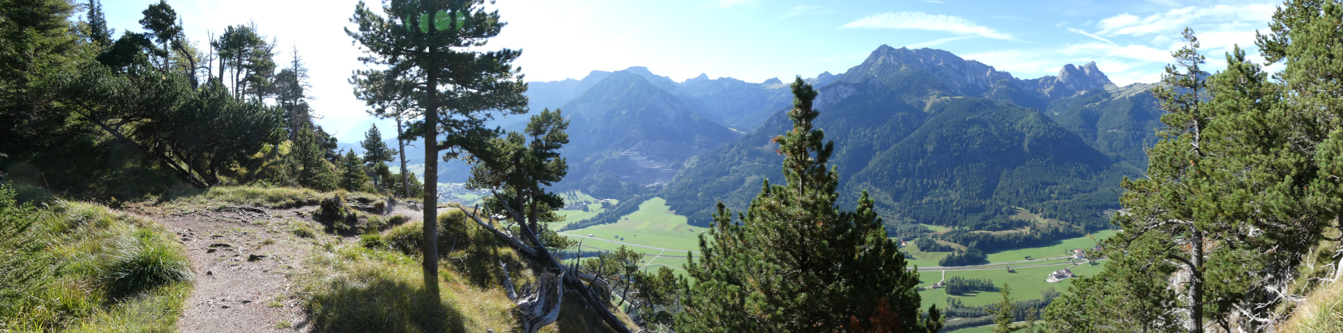 Blick vom Salober ins Vilstal